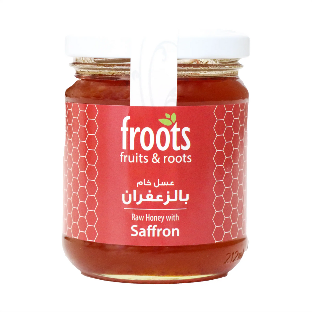 Honey Raw with Saffron - عسل خام بالزعفران FrootsCo