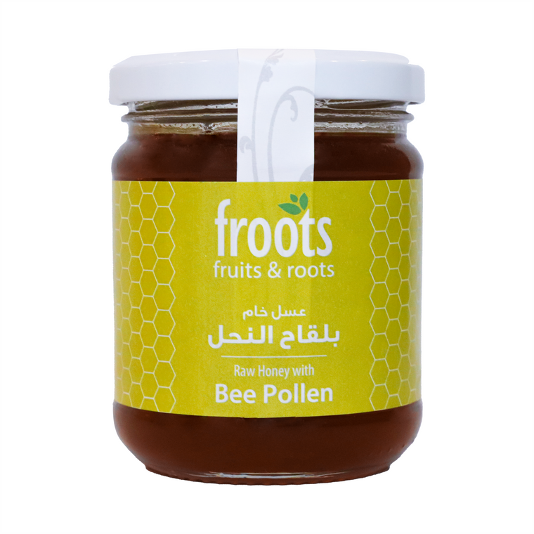 عسل خام بلقاح النحل - Raw honey with bee pollen