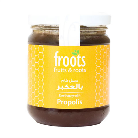 Honey Raw with Propolis - عسل خام بالعكبر FrootsCo