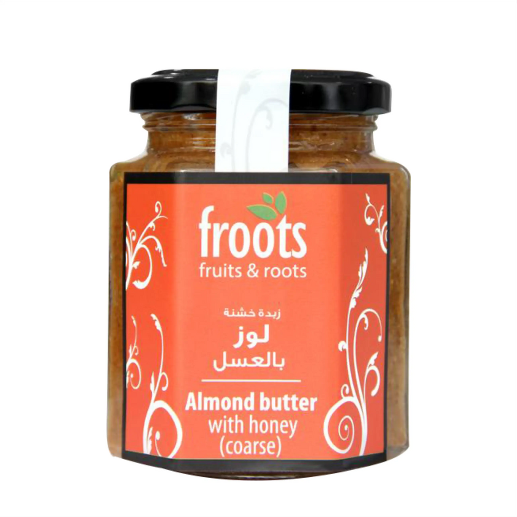 Almond Butter with Honey - زبدة اللوز بالعسل FrootsCo