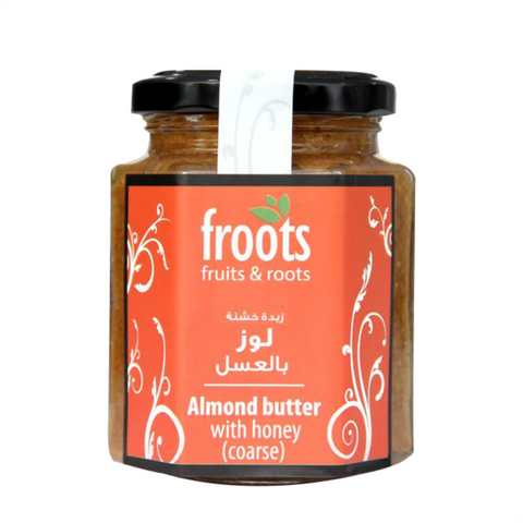 Almond Butter with Honey - زبدة اللوز بالعسل FrootsCo